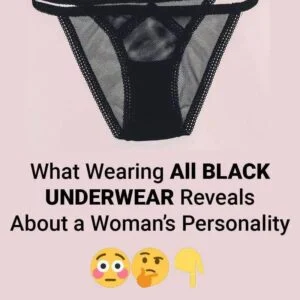 What Wearing All Black Underwear Rev