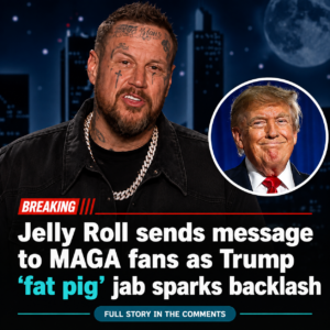 Jelly Roll sends message to MAGA fans as Trump 