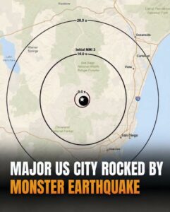 Strong Earthquake Shakes San Diego