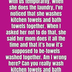 The laundry room showdown