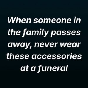 Silent Rules of Mourning Style