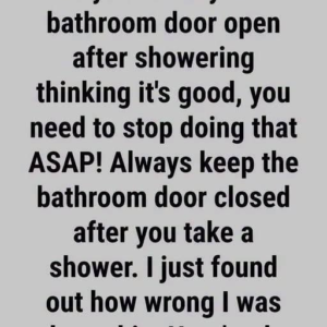 Is It Better to Leave the Bathroom Door Open or Clo