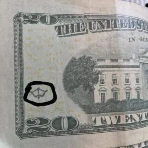 Why Does Your $20 Bill Have a Tiny Bow-and-Arrow Shape? The