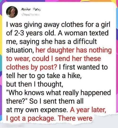 The Clothes I Gave Away Came Back With Something I Didn’t Expect
