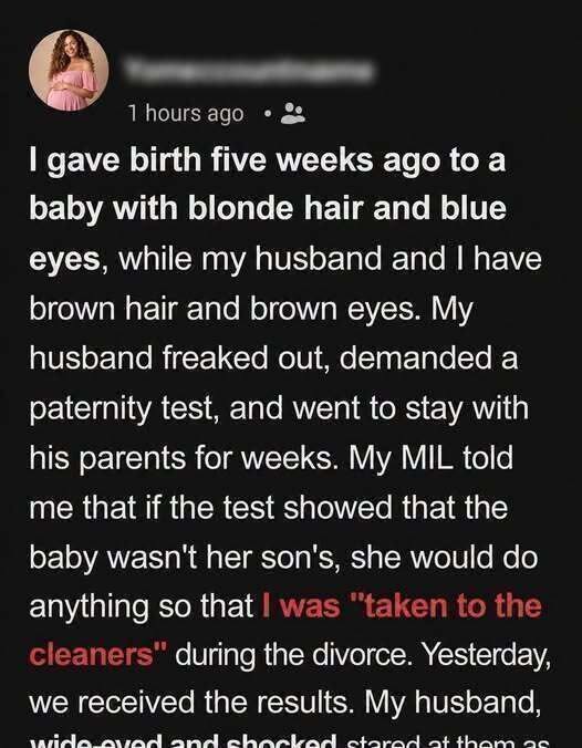 My Husband Demanded a Paternity Test After O